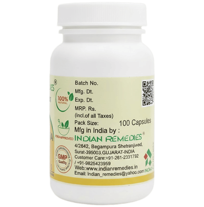 Indian Remedies Extract of Ashwagandha Capsule