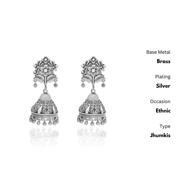 New Stylish Oxidized Gold-Polished Gold Studs Earrings for Womens by House of Ree - Distacart