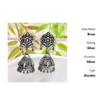 Thumbnail for New Stylish Oxidized Gold-Polished Gold Studs Earrings for Womens by House of Ree - Distacart
