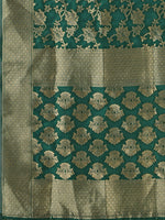 Thumbnail for Lorenvalley Fashion Yellow Brocade Fabric Lehenga & Unstitched Blouse With Dupatta - Distacart