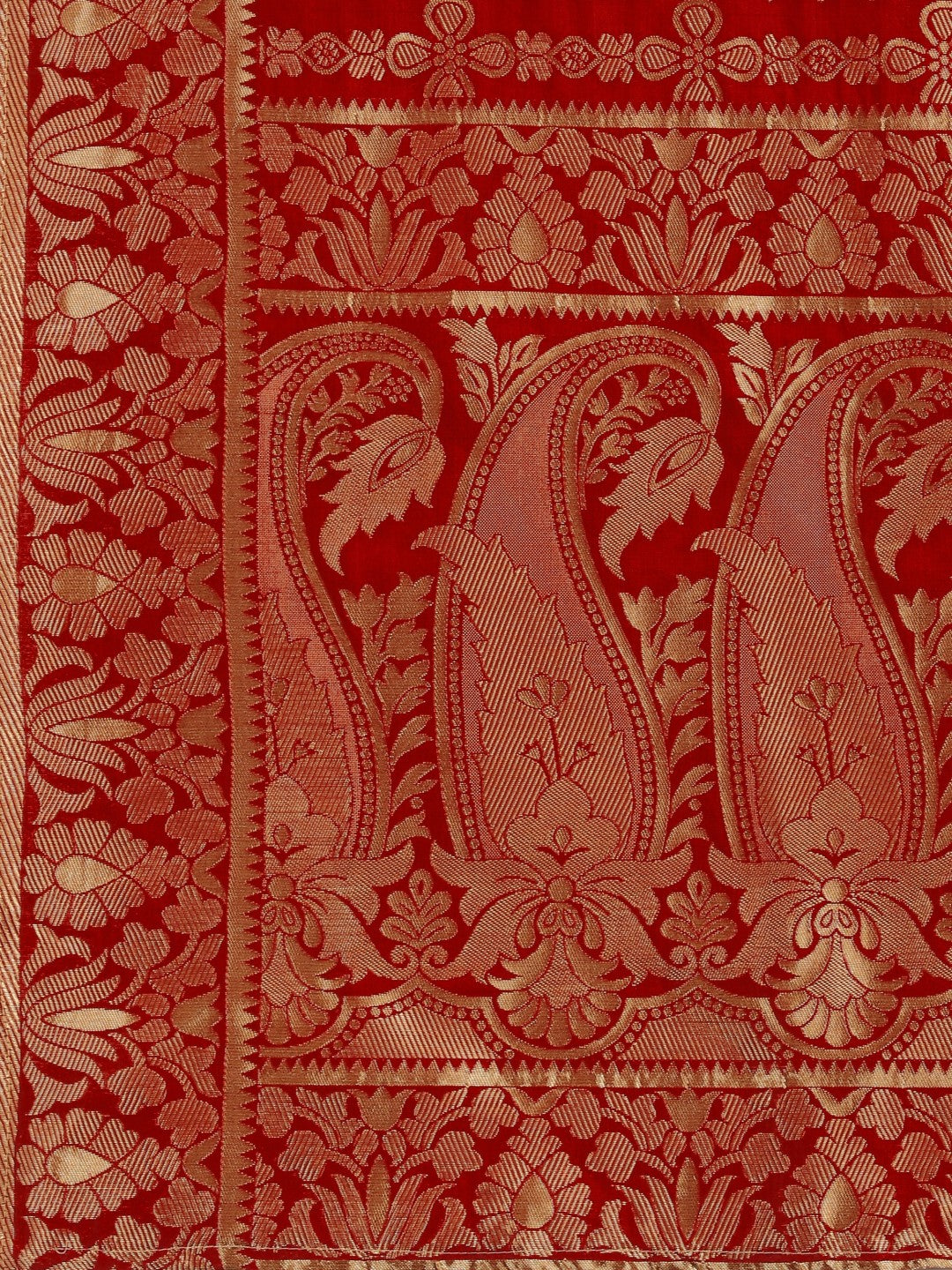 Lorenvalley Fashion Mahendi Brocade Fabric Lehenga & Unstitched Blouse With Dupatta - Distacart