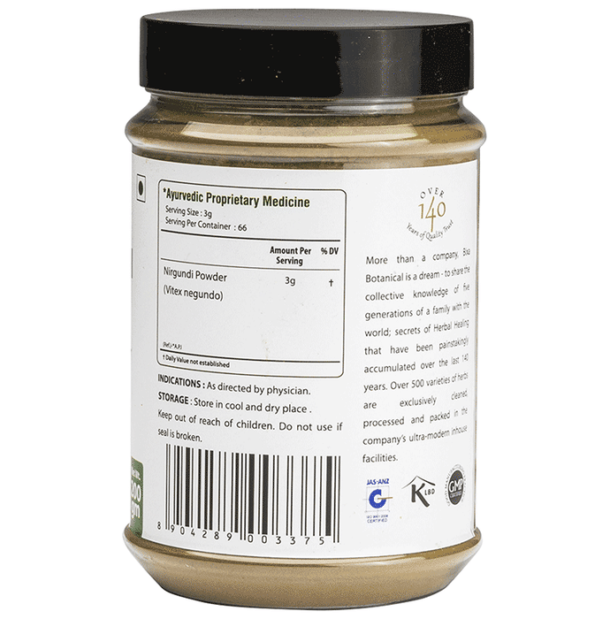 Bixa Botanical Nirgundi Powder