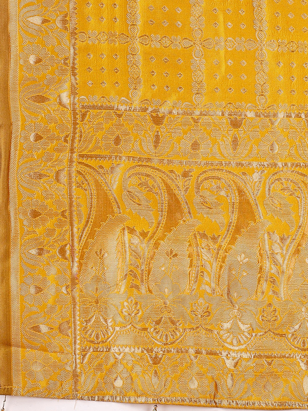 Lorenvalley Fashion Purple & Mustard Semi-Stitched Lehenga & Unstitched Blouse With Dupatta - Distacart