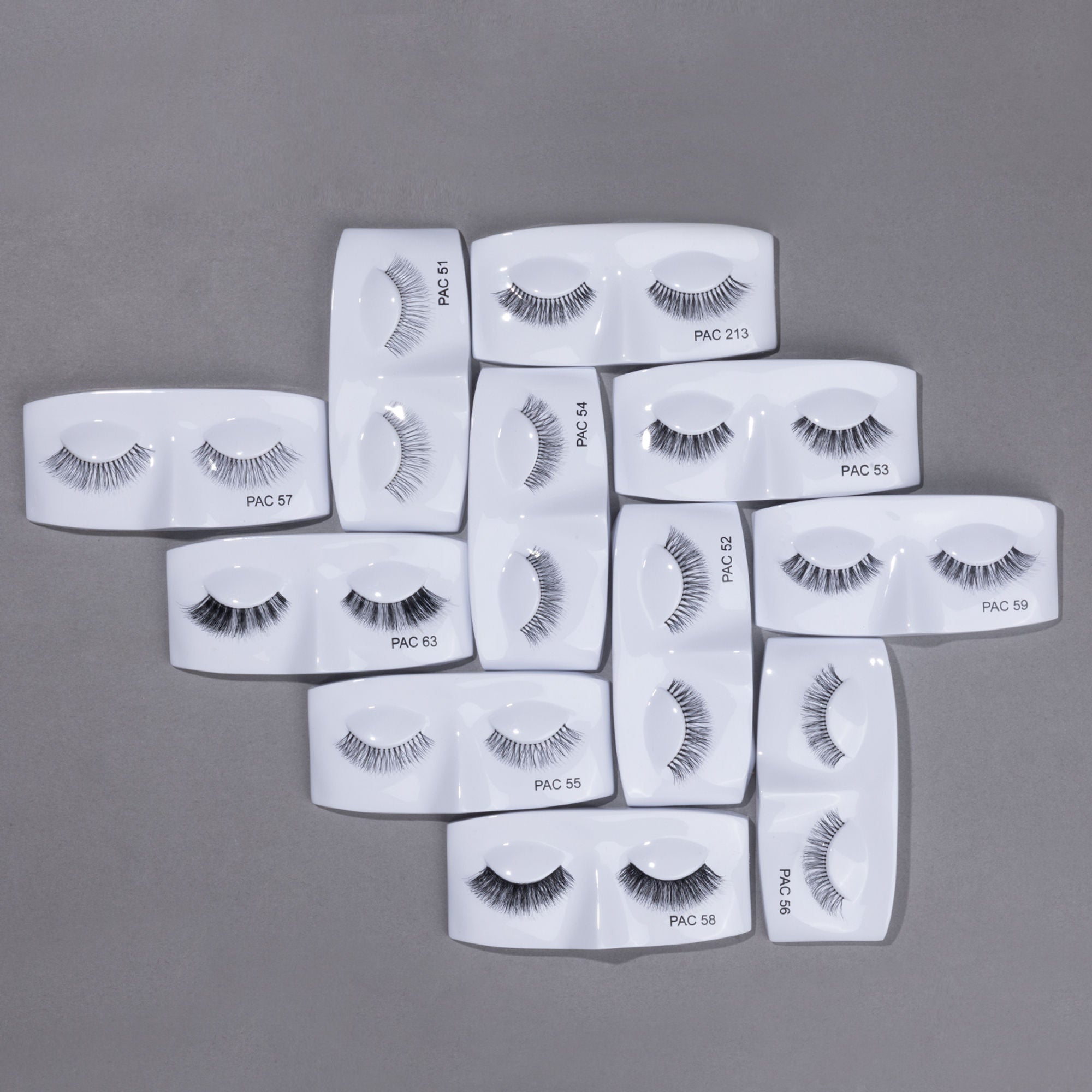 PAC Studio Tapered Lash 53 - Handmade Natural Looking, Reusable up to 12x, Seamlessly Blends with Lashes - Distacart