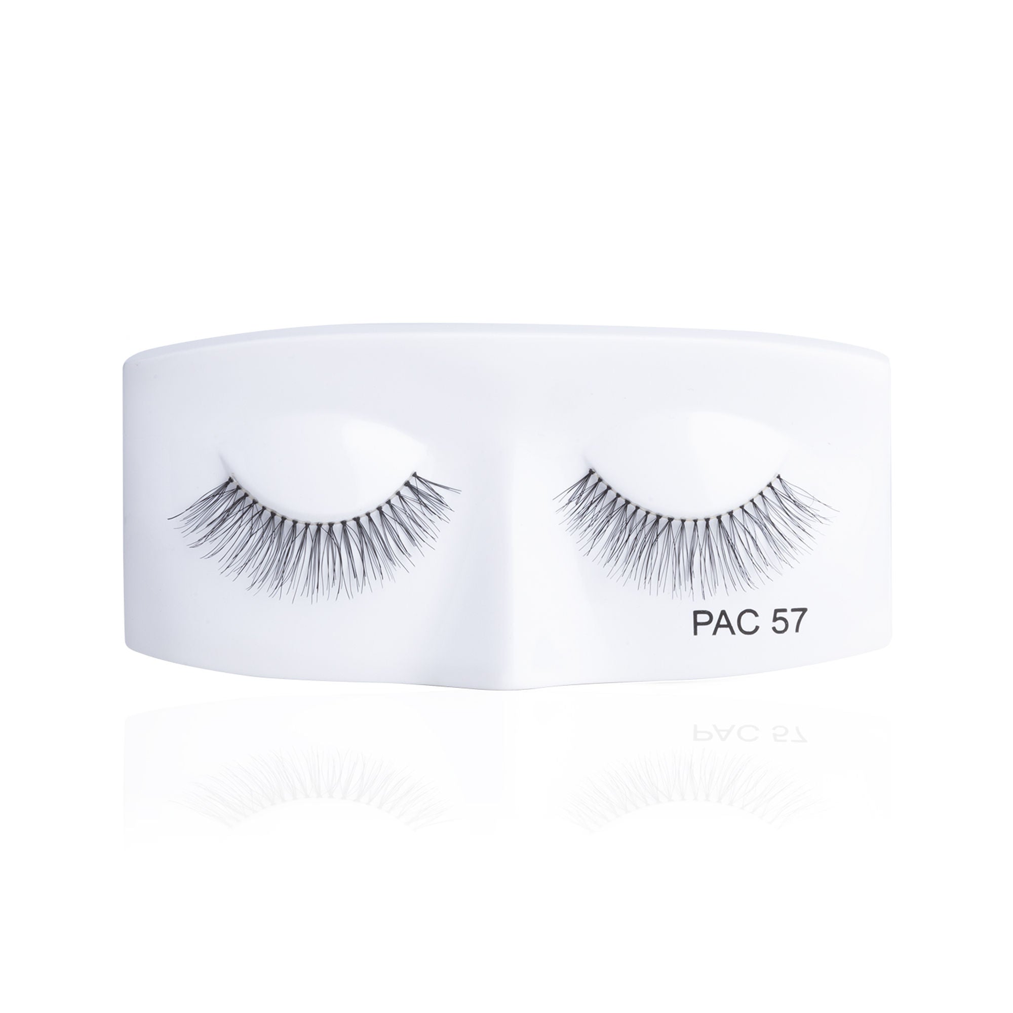 PAC Tapered Lash 57 - Handmade Natural Looking, Reusable up to 12x, Seamlessly Blends with Lashes