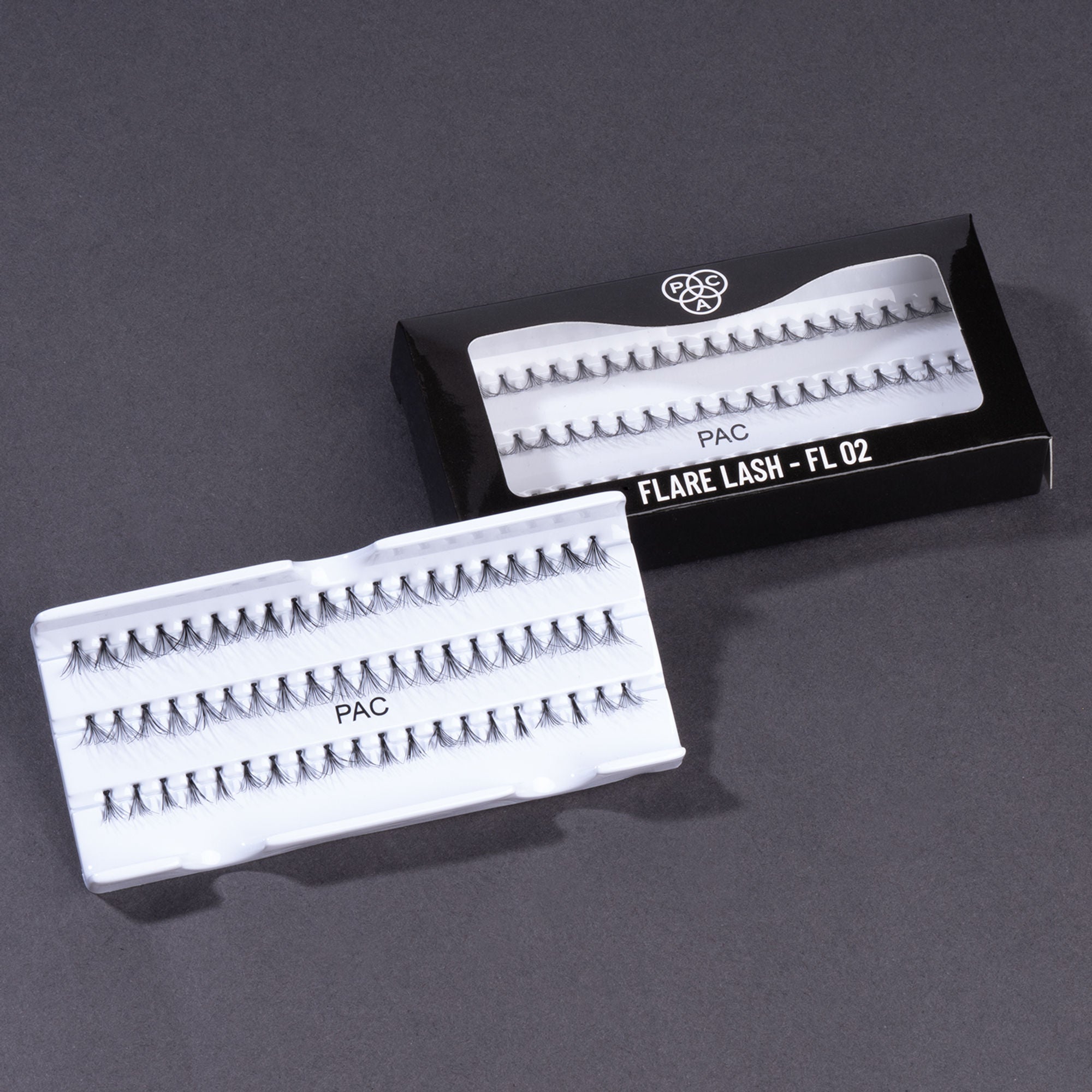 PAC Studio Flare Lash FL2 - Natural Cluster Lashes with Short, Long & Thick Strands for Versatile Looks - Distacart