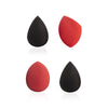 PAC Beauty Blender Sponge (Mini) (4 Pcs) (Red + Black) (Mix)