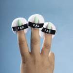 Thumbnail for PAC Studio Mini Cotton Puff Round White 3 Pcs - Distacart