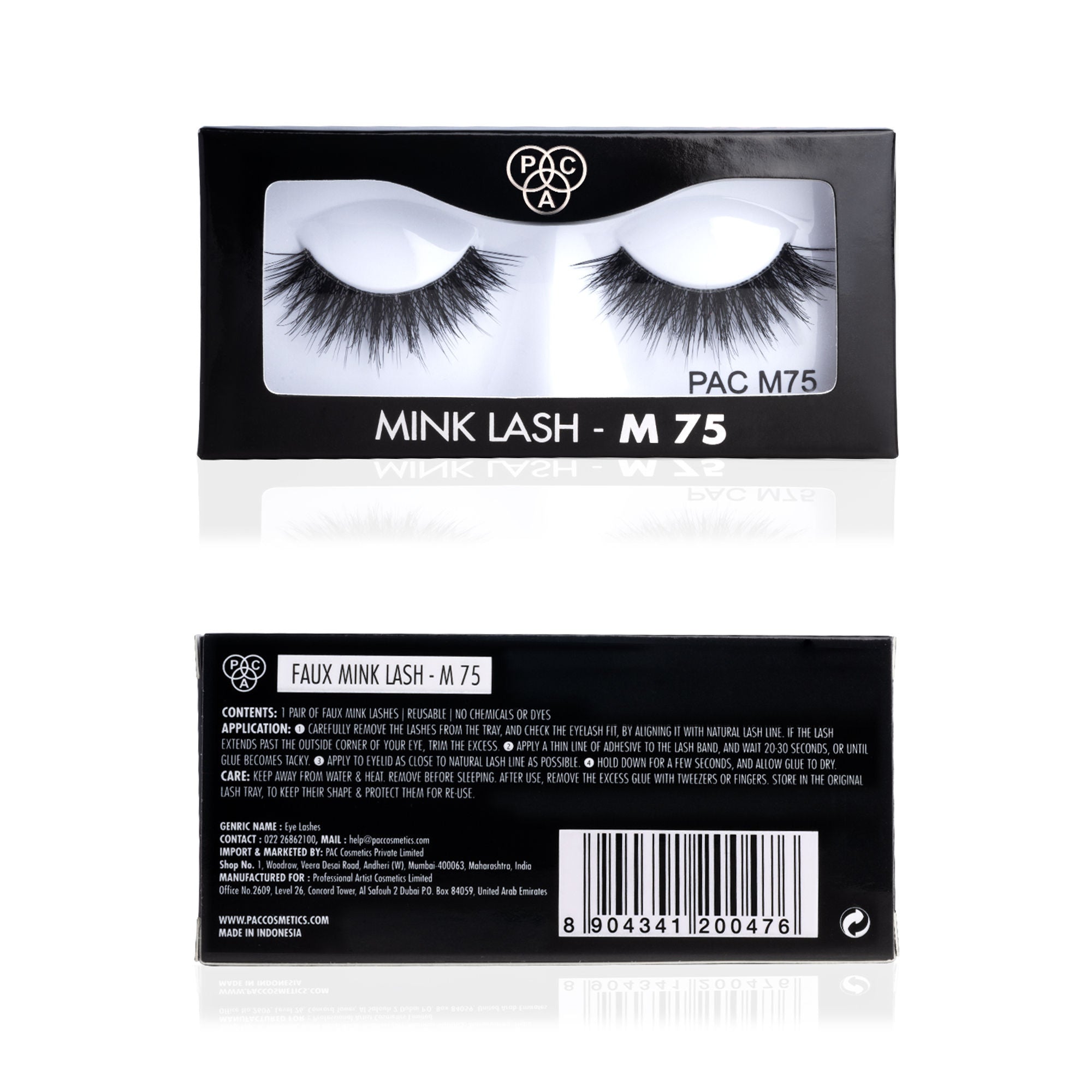 PAC Studio Faux Mink Lash - M75 - Distacart