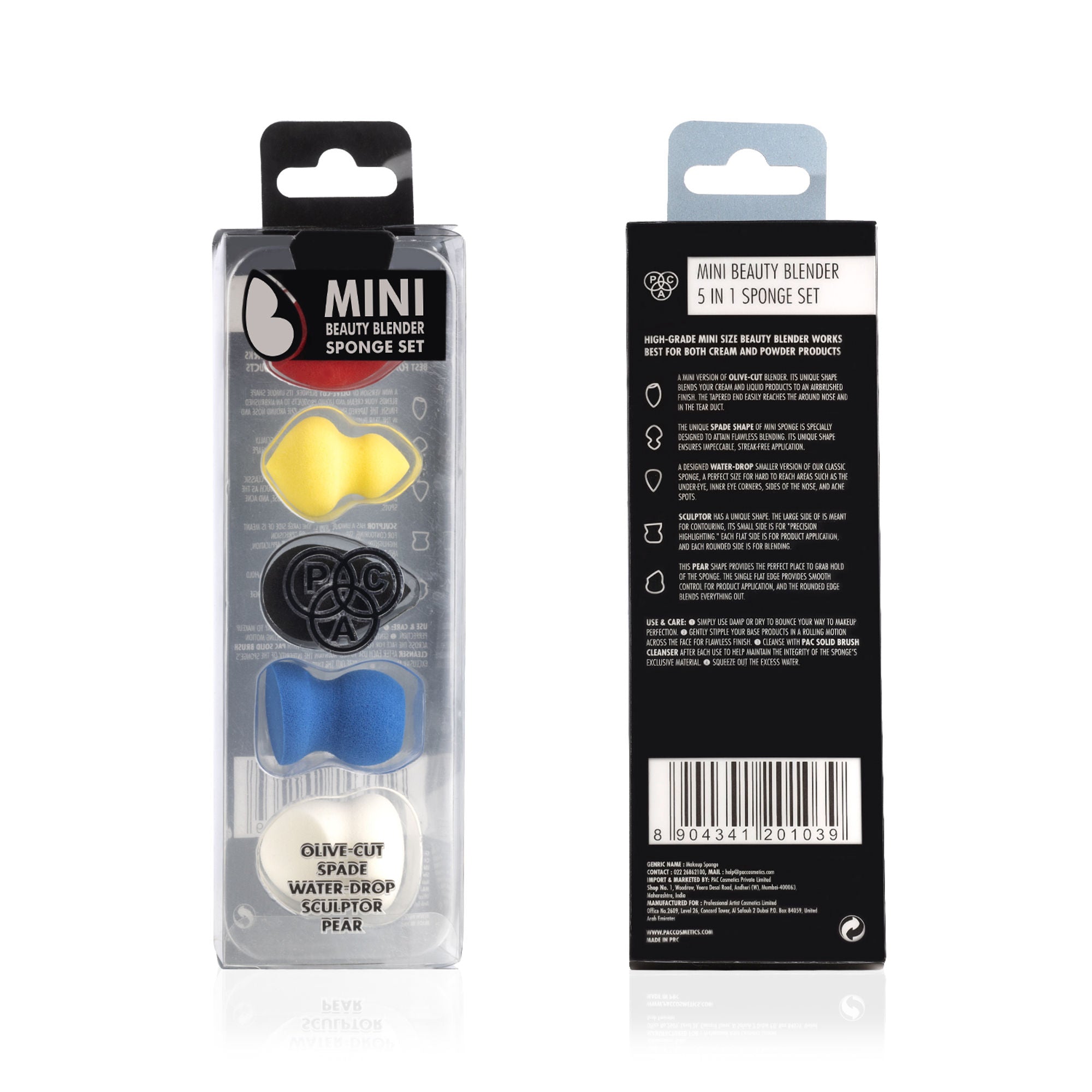 PAC Studio Mini Beauty Blender 5 in1 - Distacart