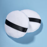 Thumbnail for PAC Studio Medium Cotton Round Puff - White 2 Pc