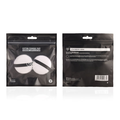 PAC Studio Medium Cotton Round Puff - White 2 Pc - Distacart