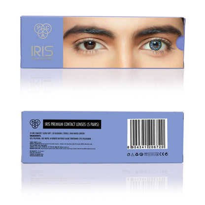 PAC Studio IRIS Premium Contact Lenses - Blue - Distacart