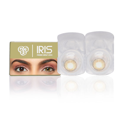 PAC Studio IRIS Premium Contact Lenses Pure Hazel - Comfortable Natural Looking, 1 Day Wear, Non-Irritating - Distacart