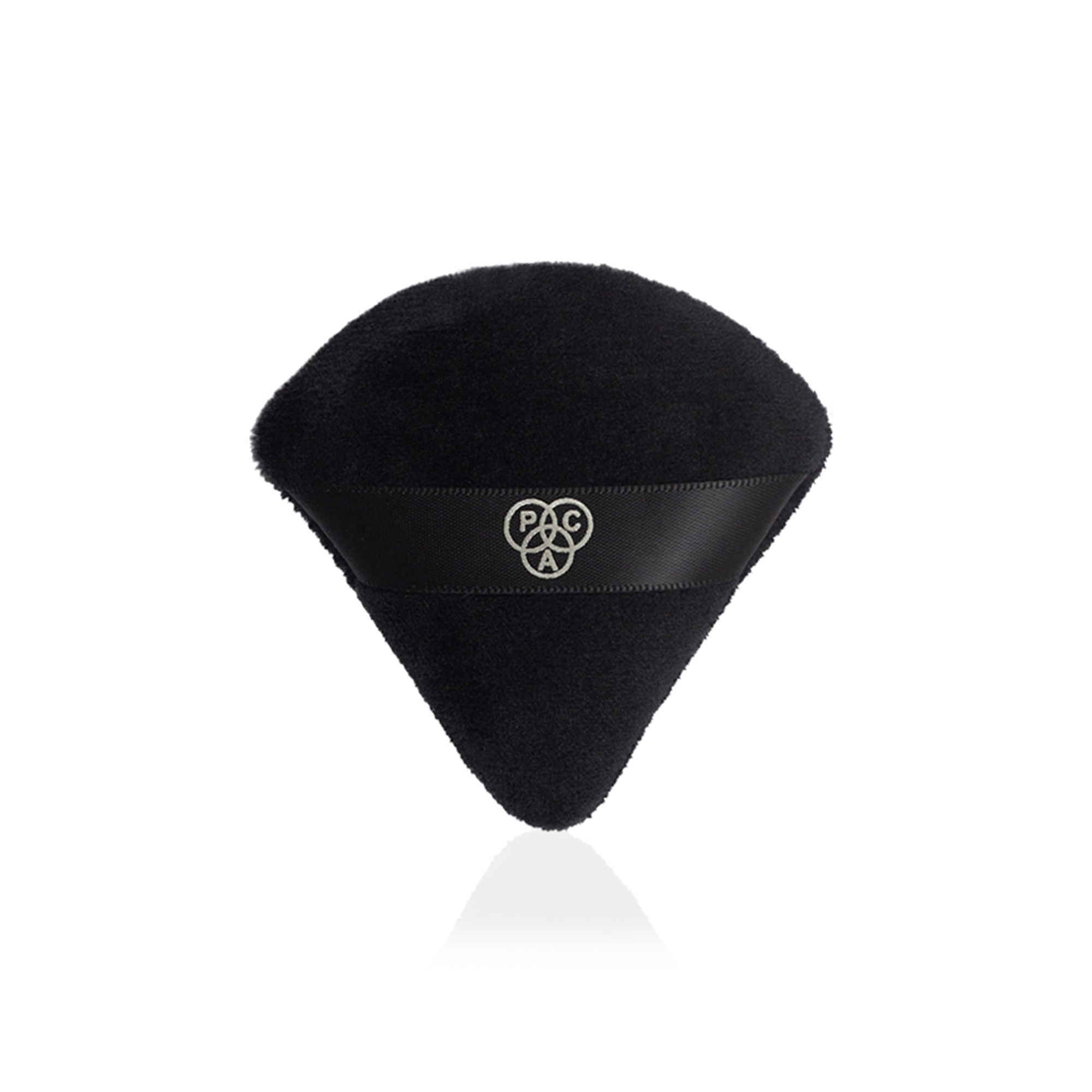 PAC Pizza Puff Black - Small Size 99% Soft Natural Cotton, Less Product Wastage,Ideal for Under Eyes