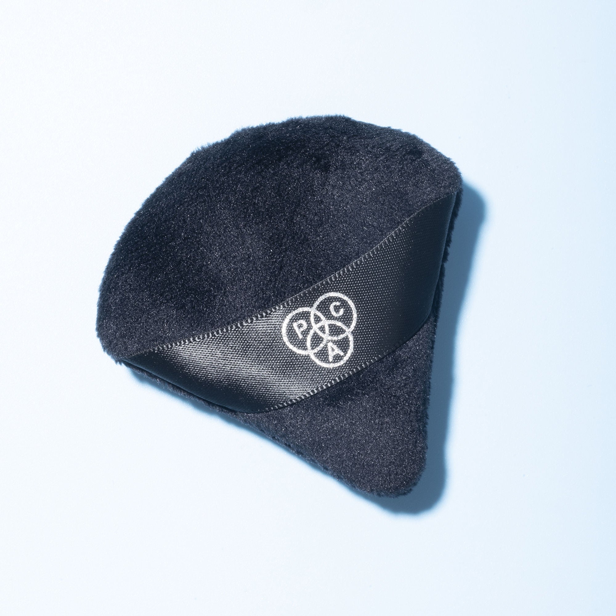 PAC Studio Pizza Puff Black - Small Size 99% Soft Natural Cotton, Less Product Wastage,Ideal for Under Eyes