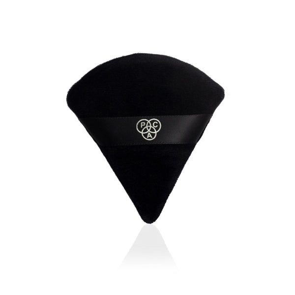 PAC Pocket Puff Black - Medium Size, 99% Soft Natural Cotton, Less Product Wastage, Even Application