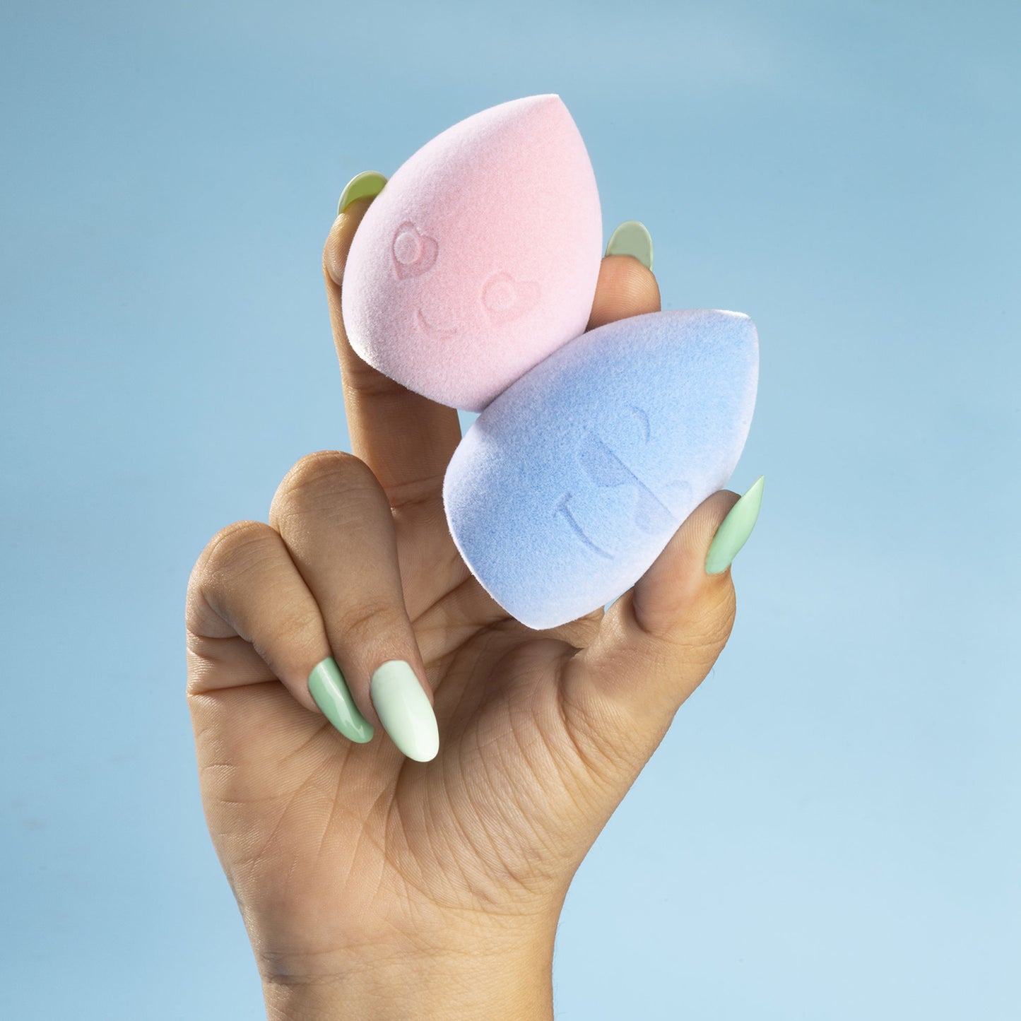 PAC Studio Mr & Mrs Bounce Microfiber Velvet Makeup Sponges - Distacart