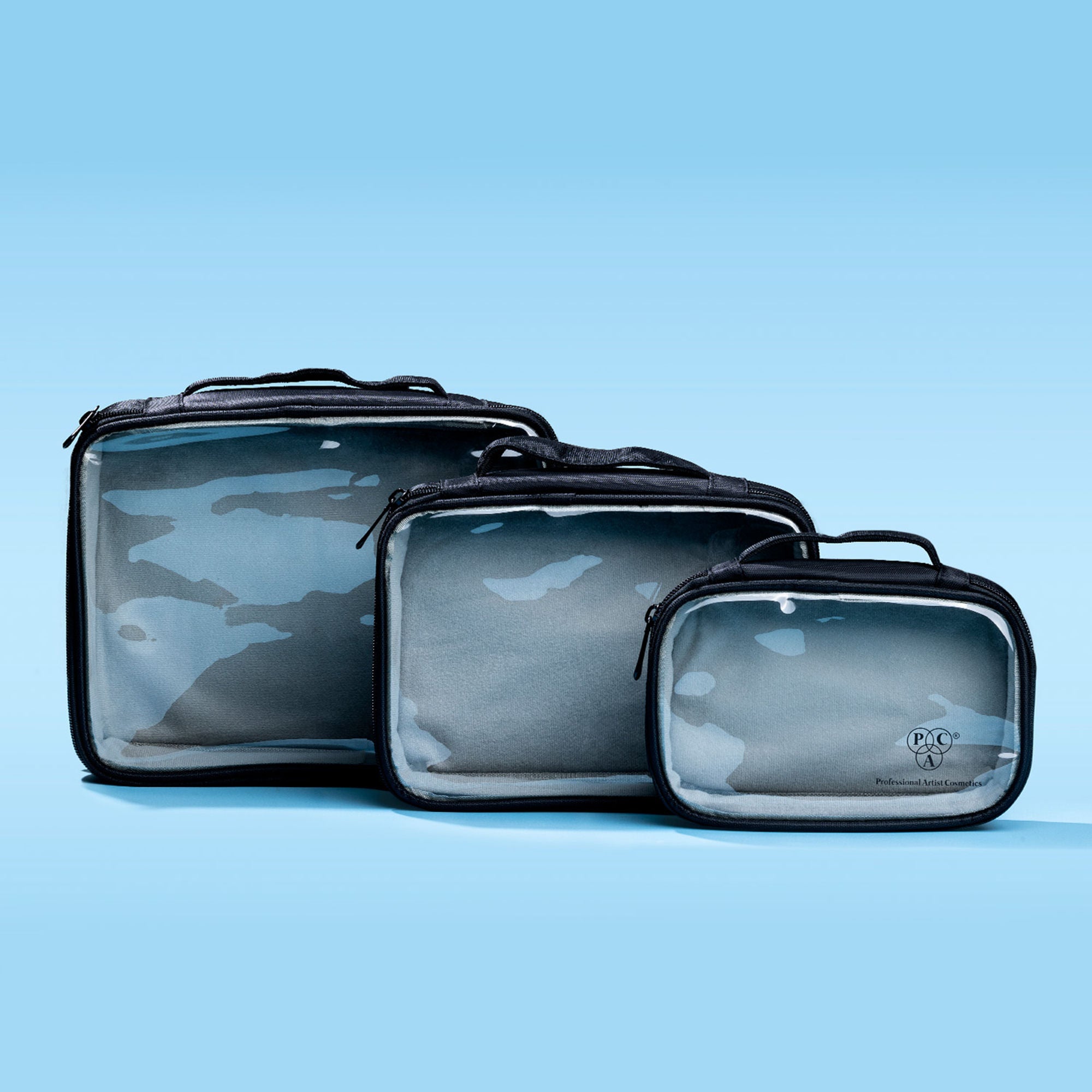 PAC Studio My Clear Makeup Pouch (set Of 3) - Distacart