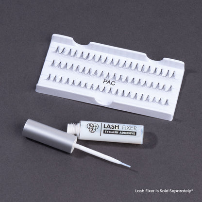 PAC Studio Flare Lash FL3 - Natural Cluster Lashes with Short, Long & Thick Strands for Versatile Looks - Distacart