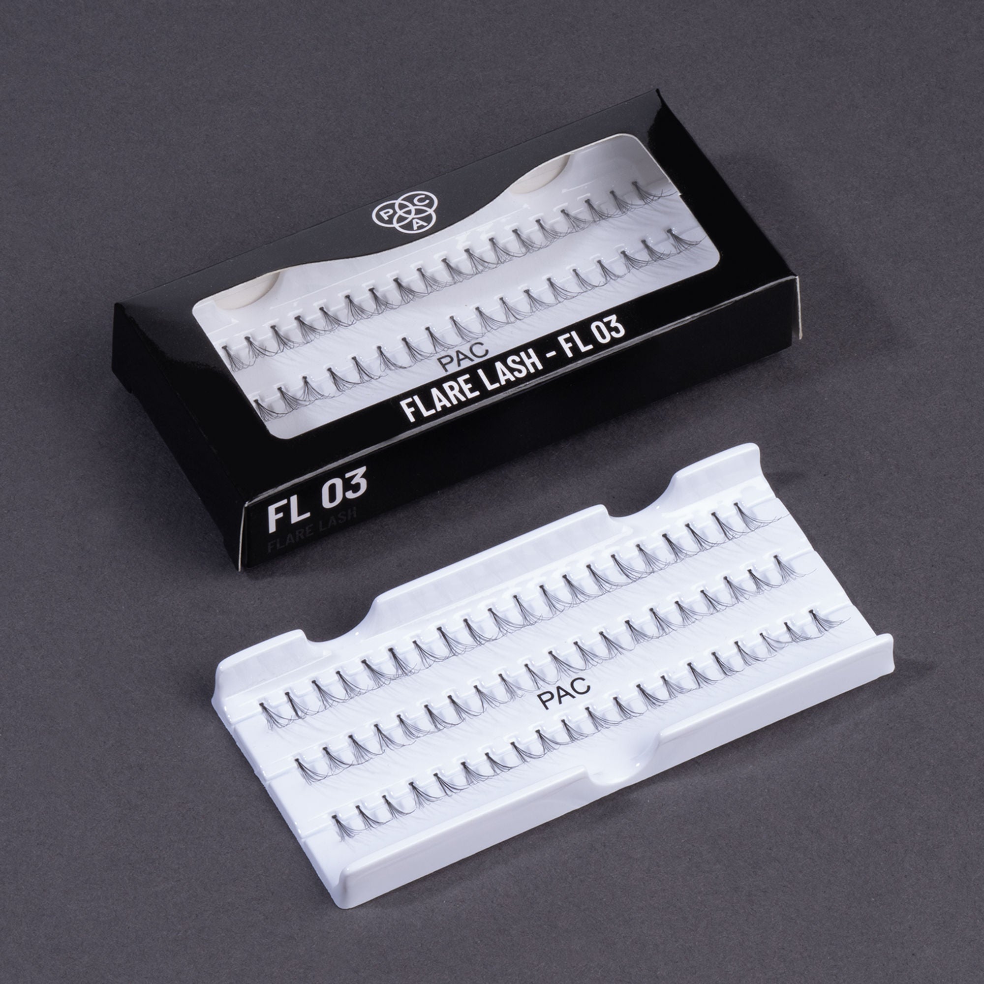 PAC Studio Flare Lash FL3 - Natural Cluster Lashes with Short, Long & Thick Strands for Versatile Looks - Distacart