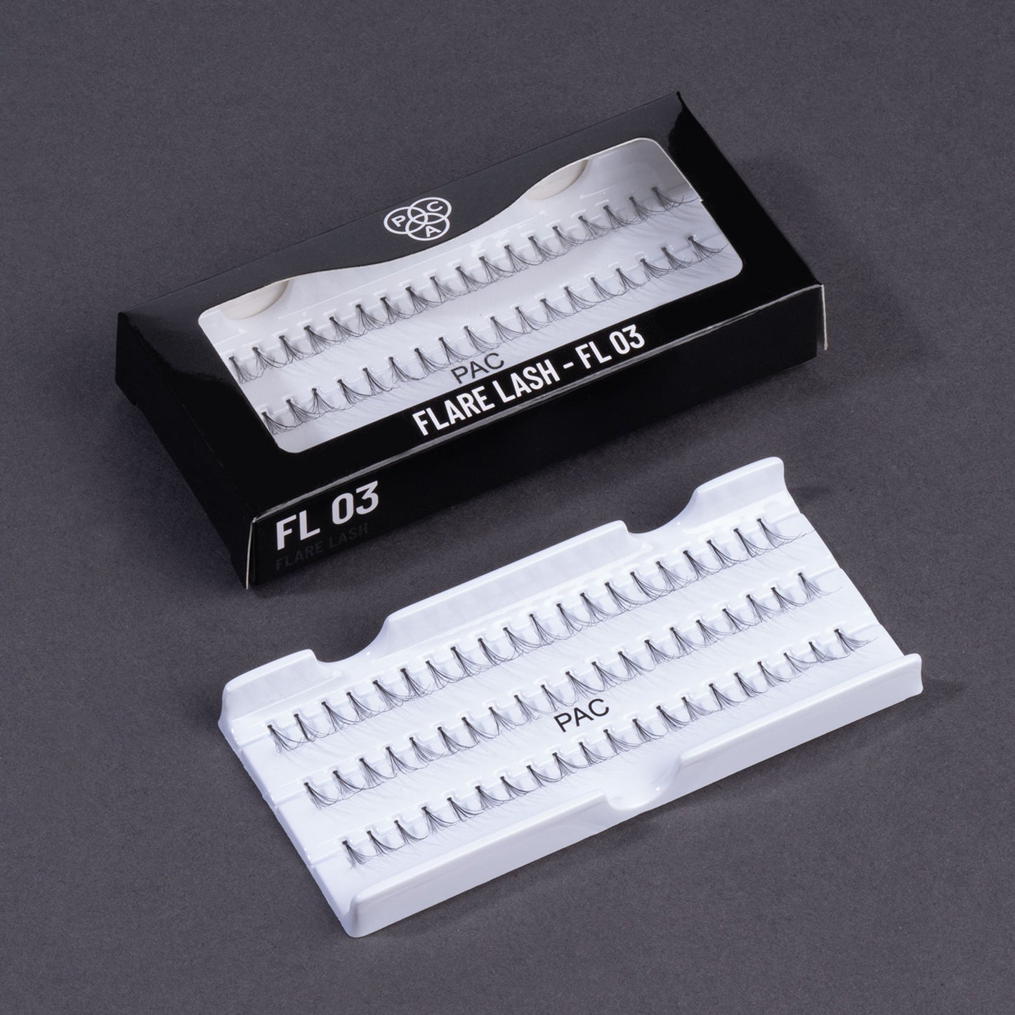 PAC Studio Flare Lash FL3 - Natural Cluster Lashes with Short, Long & Thick Strands for Versatile Looks - Distacart