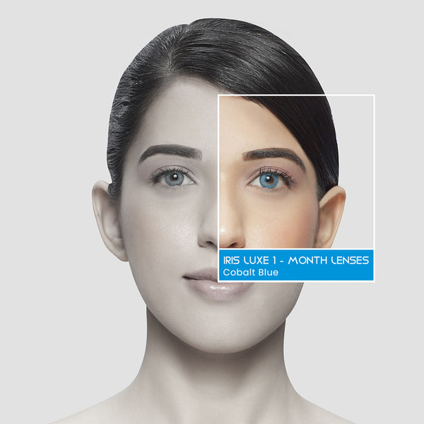 PAC IRIS LUXE One Month Lenses - Cobalt Blue