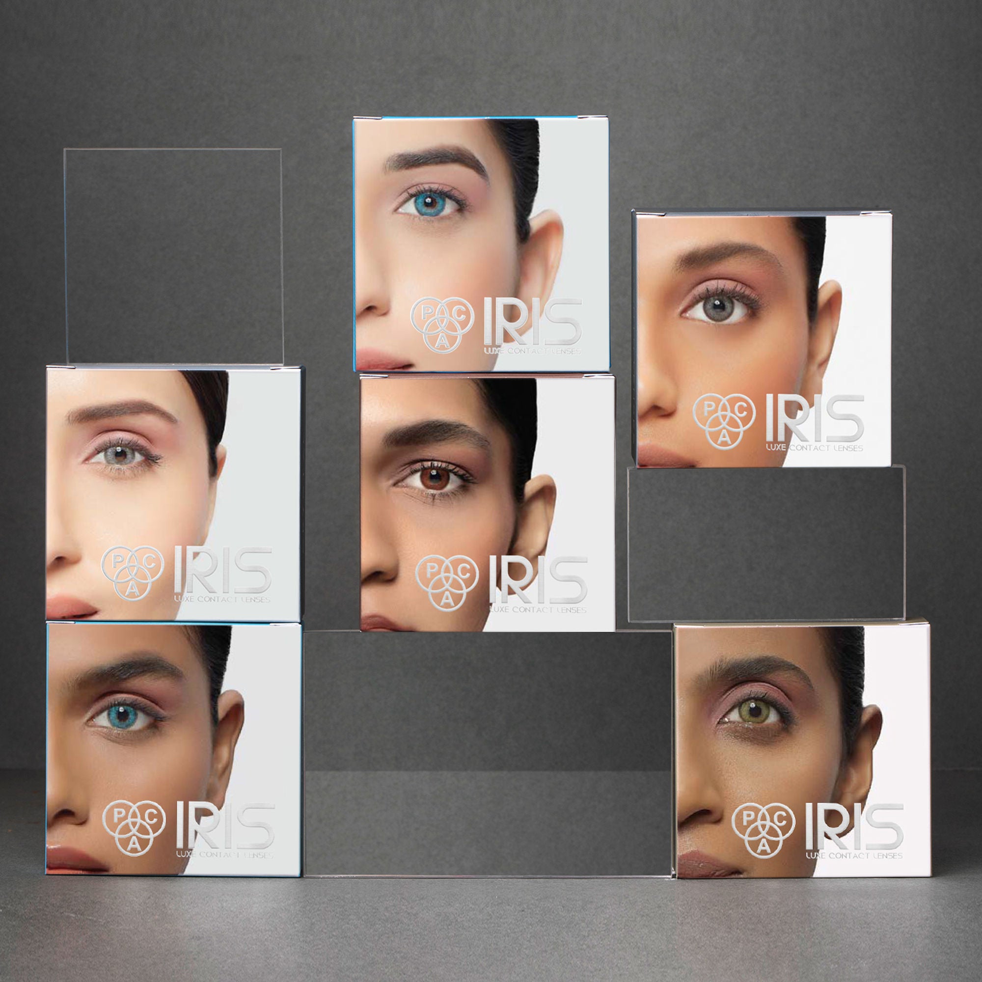 PAC Studio IRIS LUXE One Month Lenses - Moonstone - Distacart