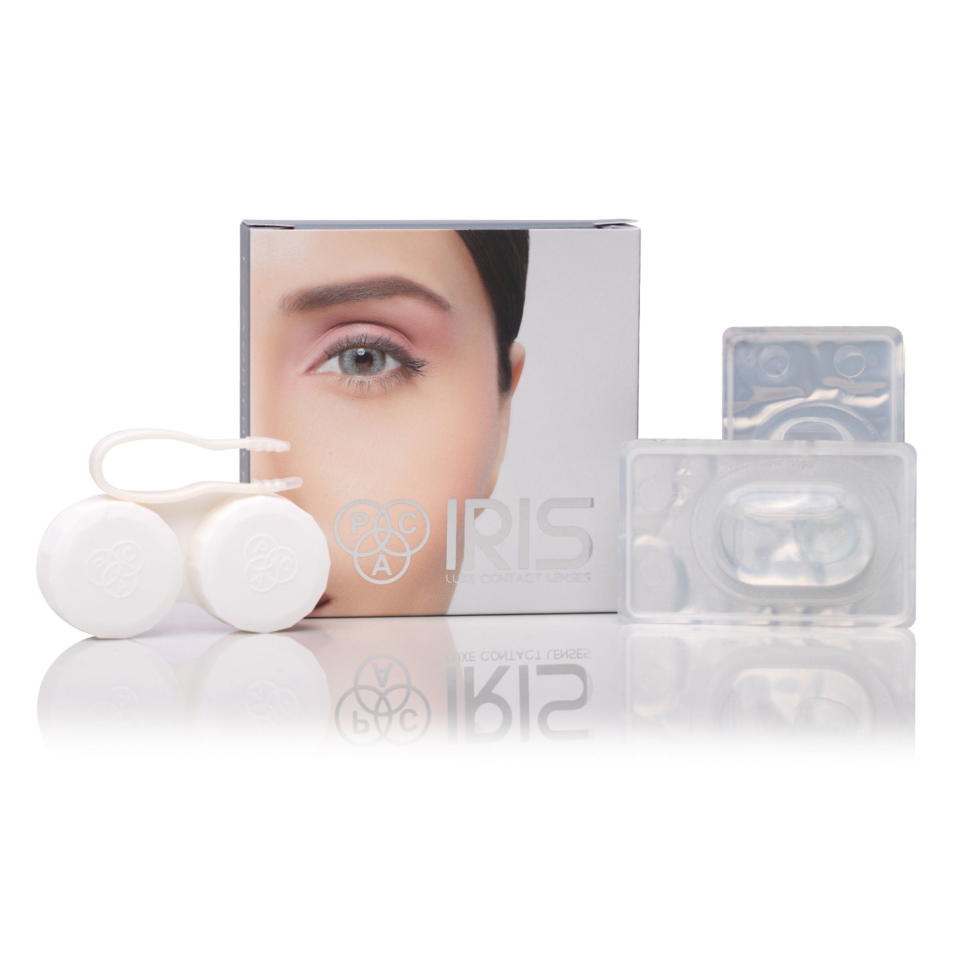 PAC Studio IRIS LUXE One Month Lenses - Crystal - Distacart