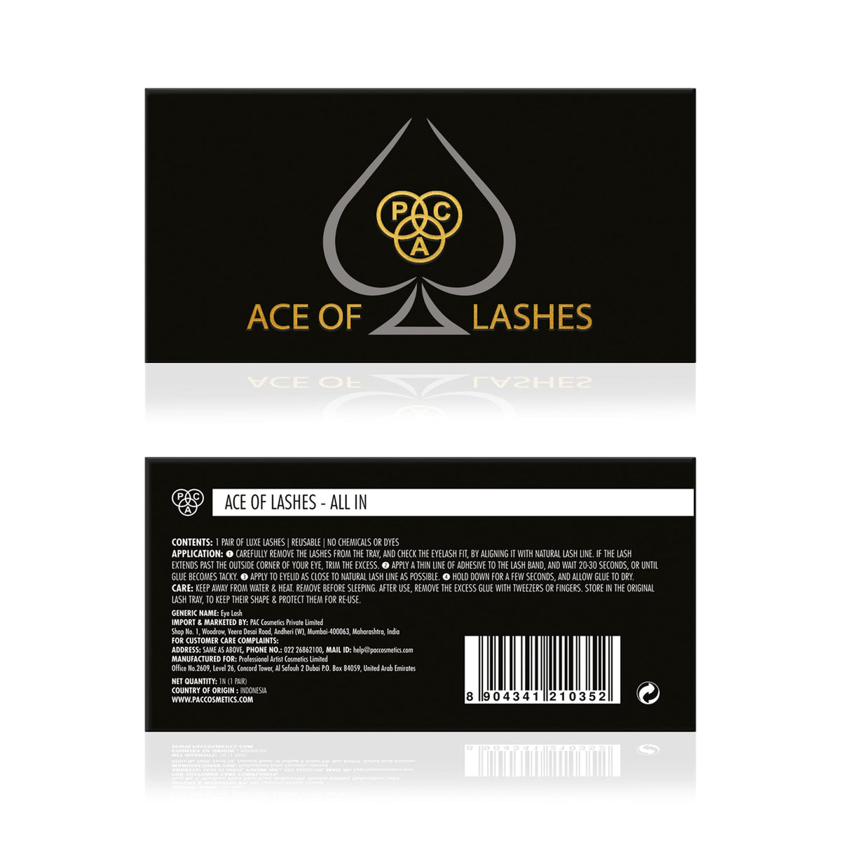 PAC Studio Ace Of Lashes - All In - Distacart