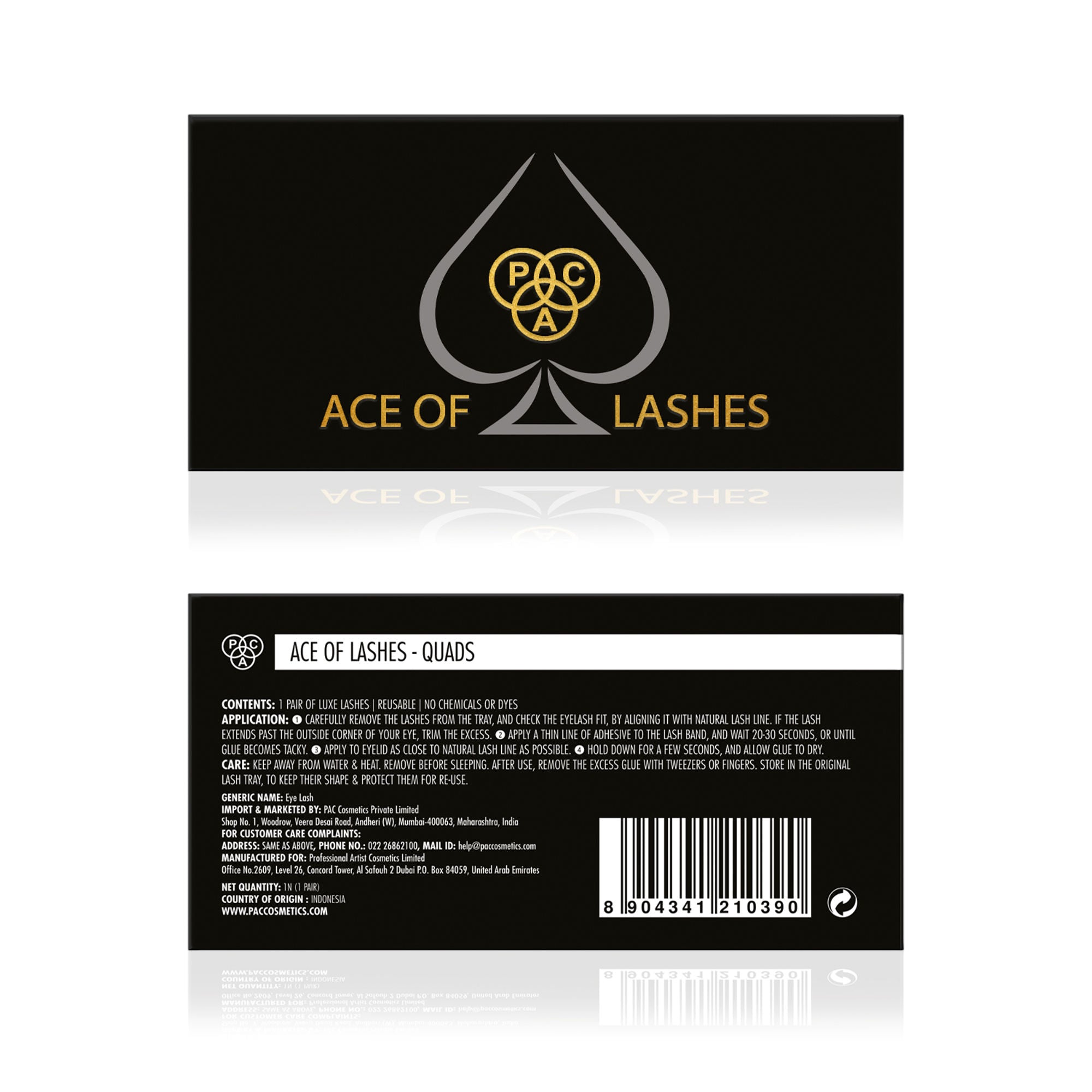 PAC Studio Ace Of Lashes - Quads - Distacart