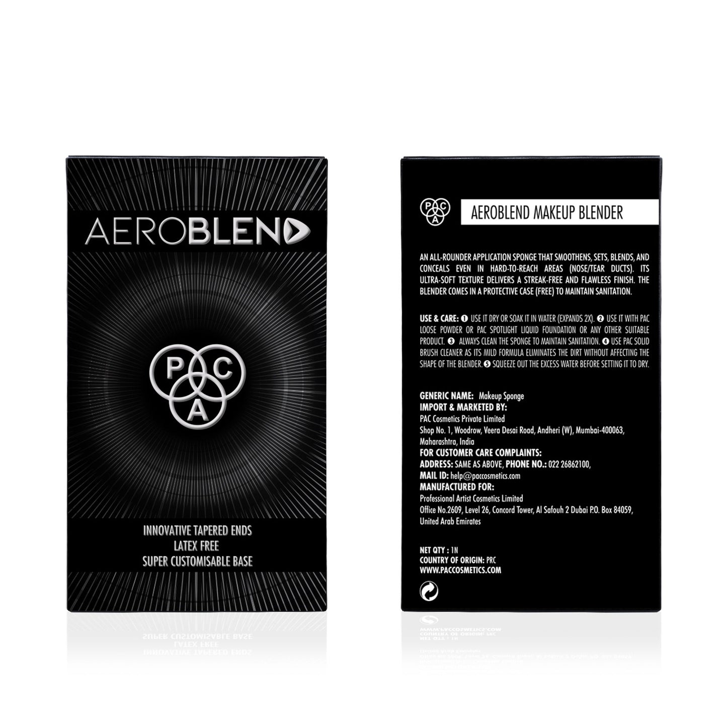 PAC Studio Aeroblend Makeup Blender - Distacart