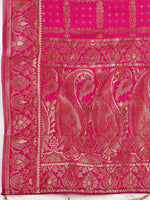 Thumbnail for Lorenvalley Fashion Black & Pink Semi-Stitched Lehenga & Unstitched Blouse With Dupatta - Distacart