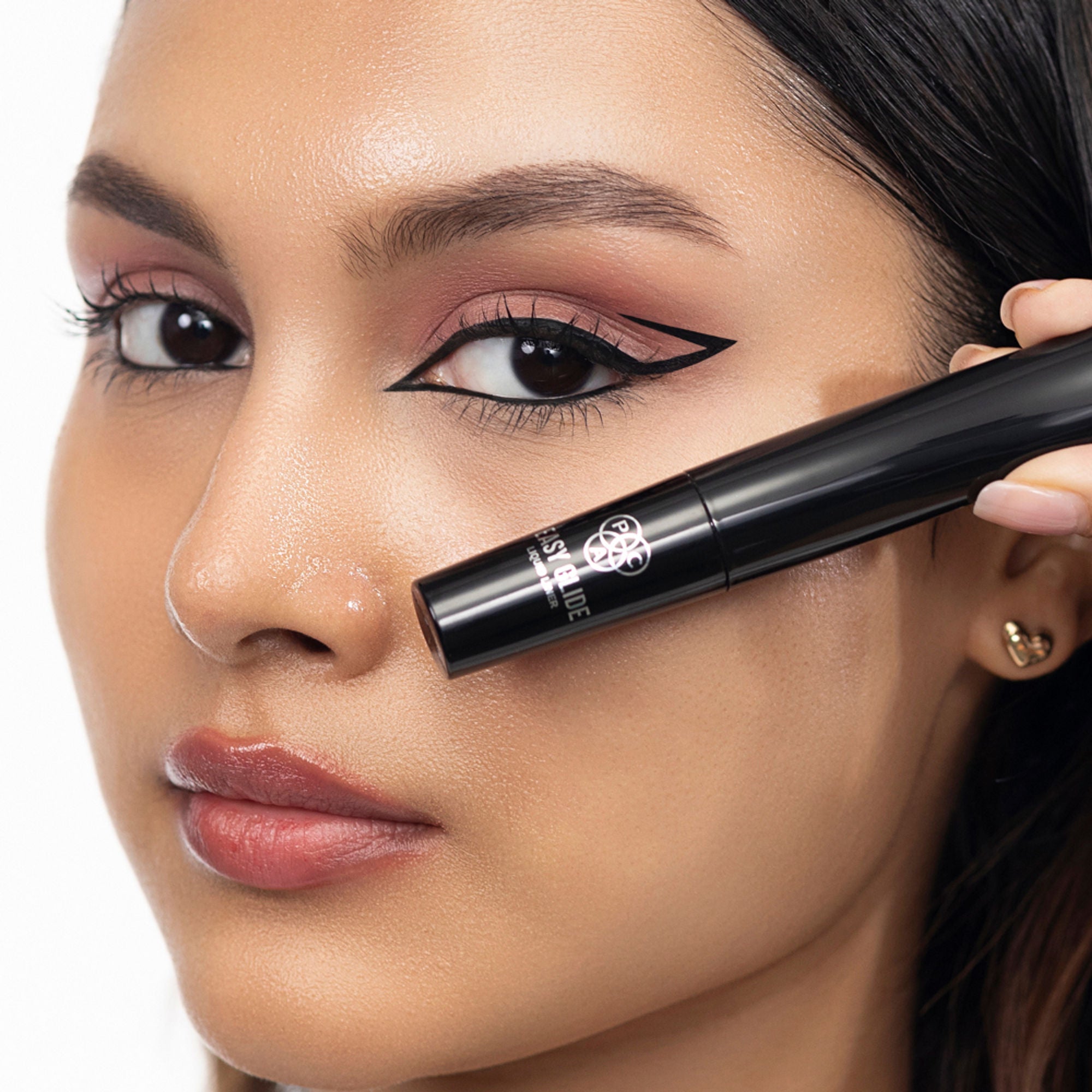 PAC Studio Easy Glide Liquid Liner - 24H Waterproof & Smudgeproof, Intense Matte Finish, Quick Dry Formula - Distacart