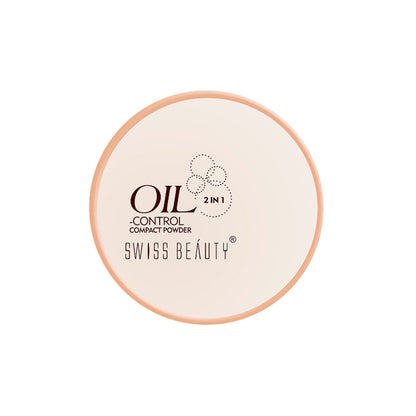 Swiss Beauty Oil Control Compact Powder - 02 Light Medium - Distacart