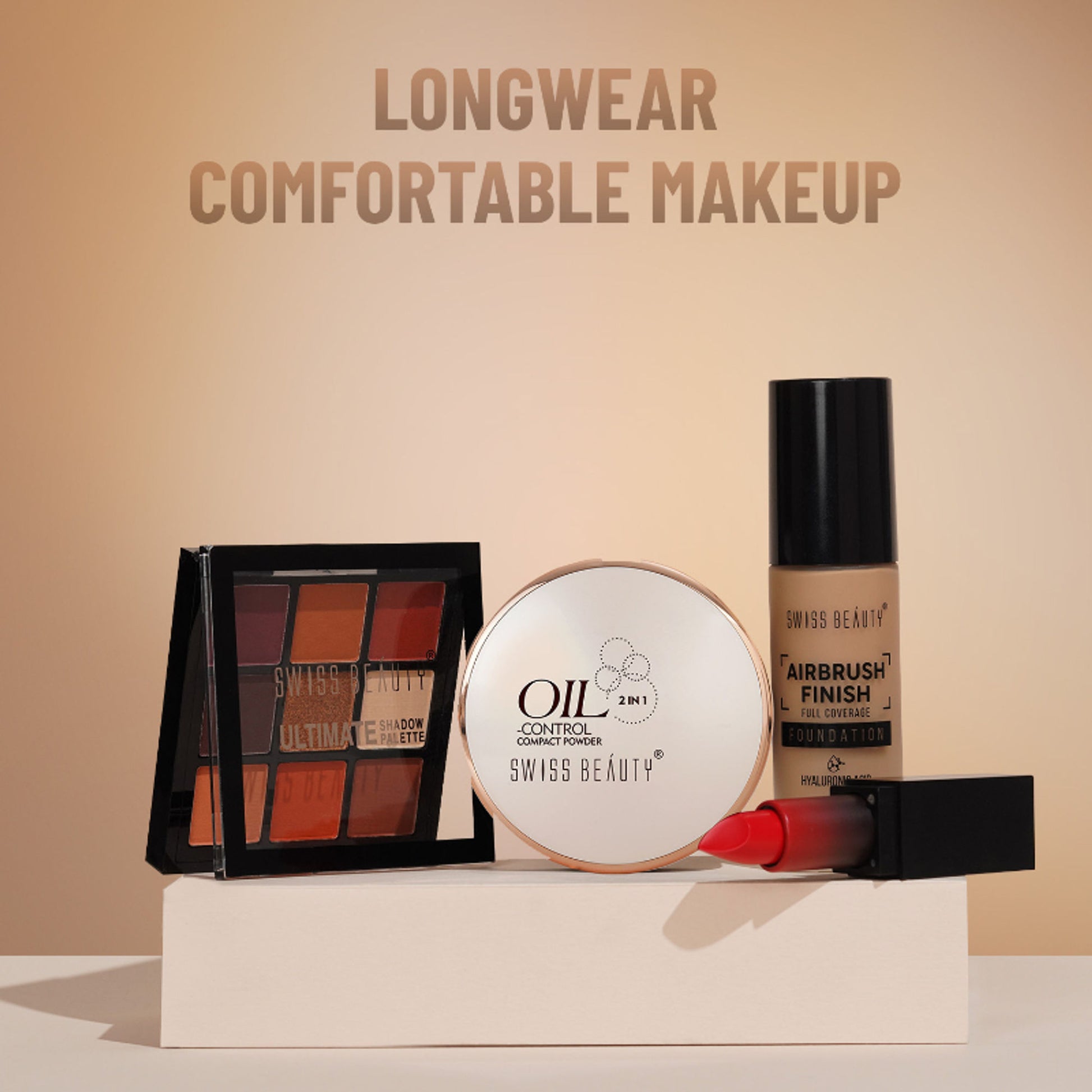 Swiss Beauty Oil Control Compact Powder - 04 Skin Beige - Distacart