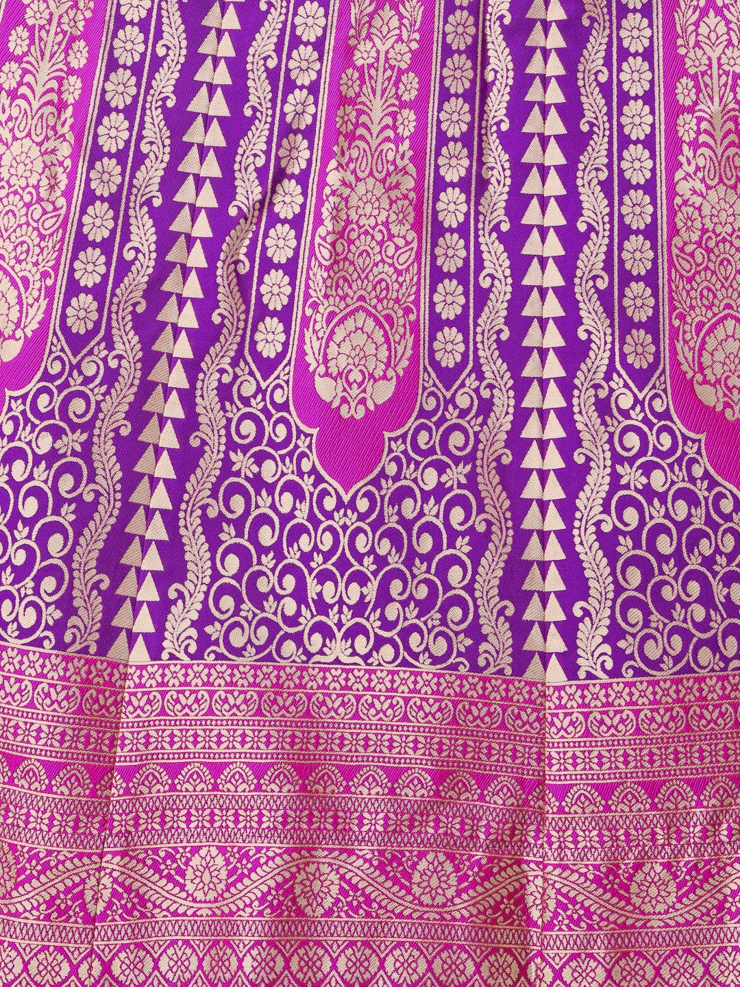 Lorenvalley Fashion Purple Ready to Wear Lehenga & Unstitched Blouse With Dupatta - Distacart