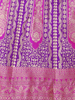 Thumbnail for Lorenvalley Fashion Purple Ready to Wear Lehenga & Unstitched Blouse With Dupatta - Distacart