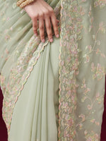 Thumbnail for kasee Embellished Sequinned Saree