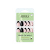 shills professional reusable press on nails almond spn690
