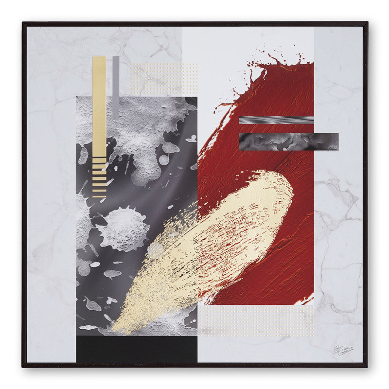 Tehzeeb Creations Golden Embossed Wall Painting