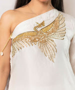 Thumbnail for Timaraa Ivory Lumina Silk Co-Ord Set - Dista