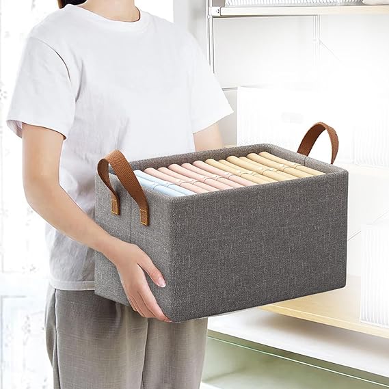 Asmaani 26L Grey Foldable Storage Box