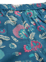 Thumbnail for InWeave Blue Kalamkari Co Ord Set