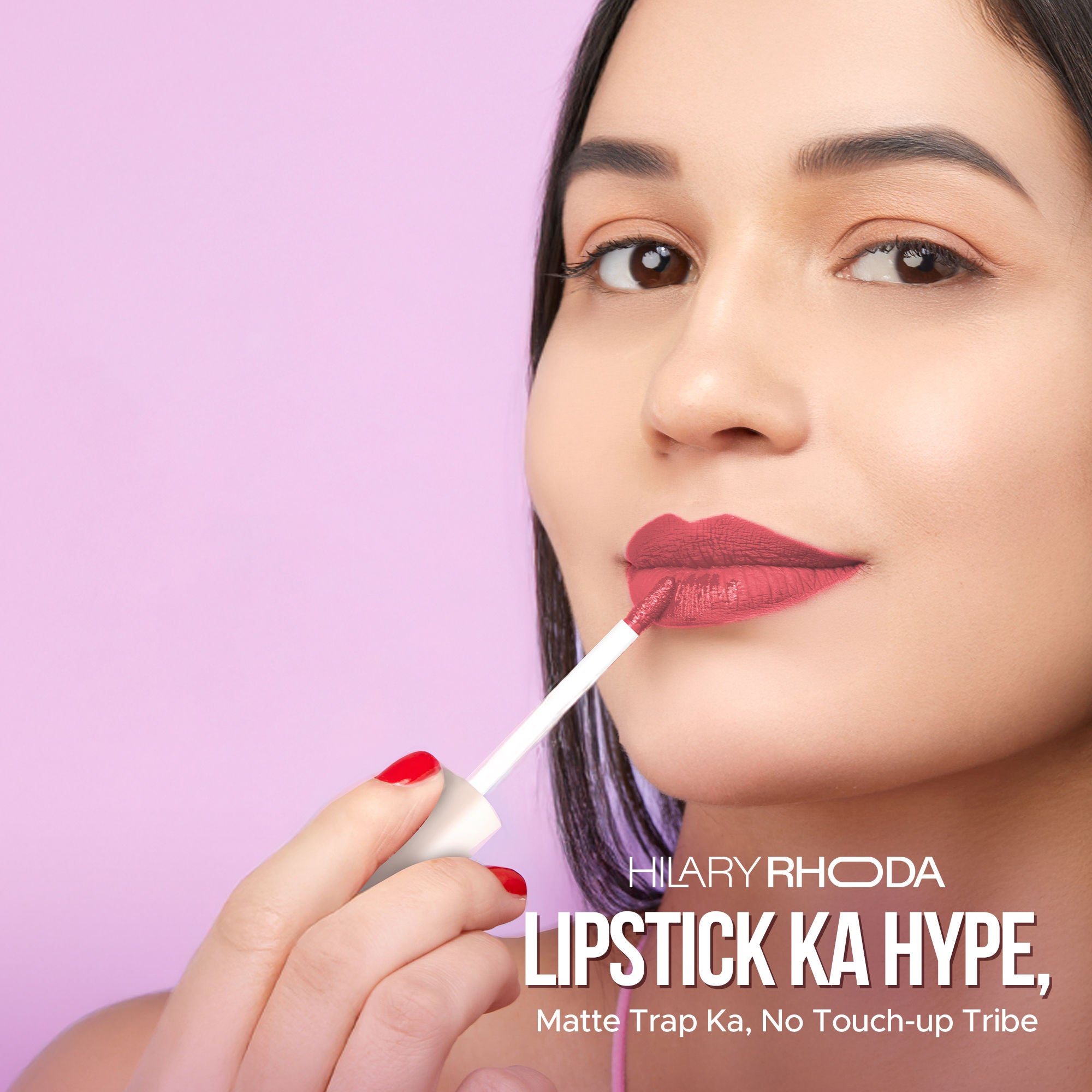 Hilary Rhoda Matte Trap Liquid Lipstick - Mauve Bare 06 - Distacart