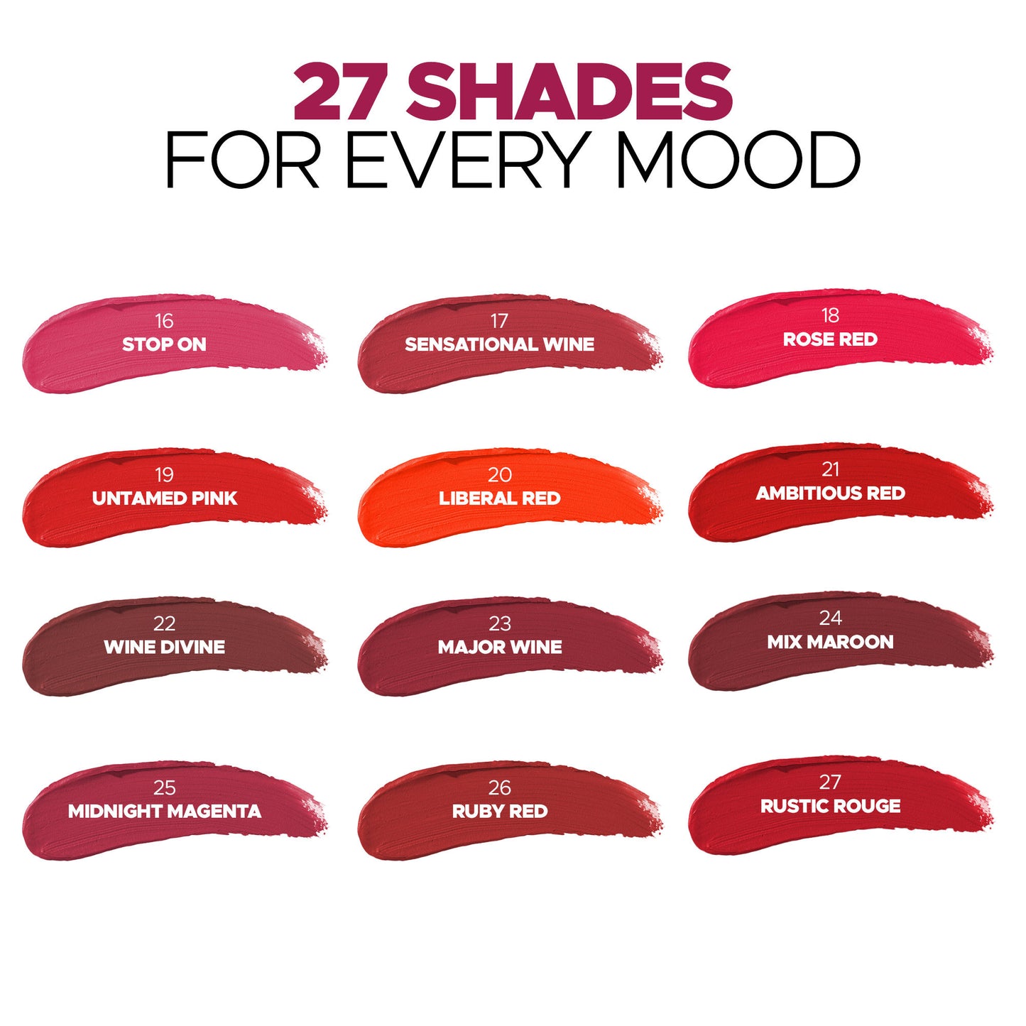 Hilary Rhoda Matte Trap Liquid Lipstick - Sensational Wine 17 - Distacart