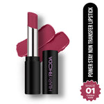 Thumbnail for Hilary Rhoda Power Stay Non Transfer Lipstick - Cuddle Nude 01