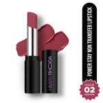 Thumbnail for Hilary Rhoda Power Stay Non Transfer Lipstick - Nude Pink 02