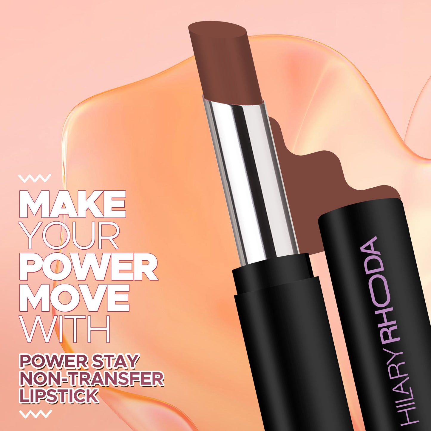 Hilary Rhoda Power Stay Non Transfer Lipstick - Nude Dream 04 - Distacart