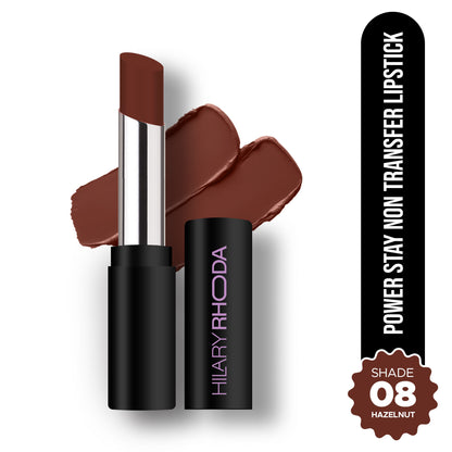 Hilary Rhoda Power Stay Non Transfer Lipstick - Hazelnut 08